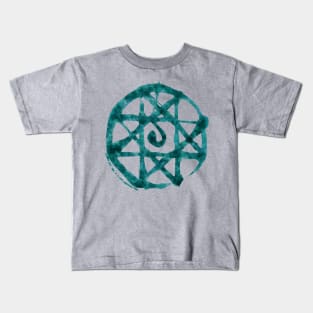 Alphonse seal teal Kids T-Shirt